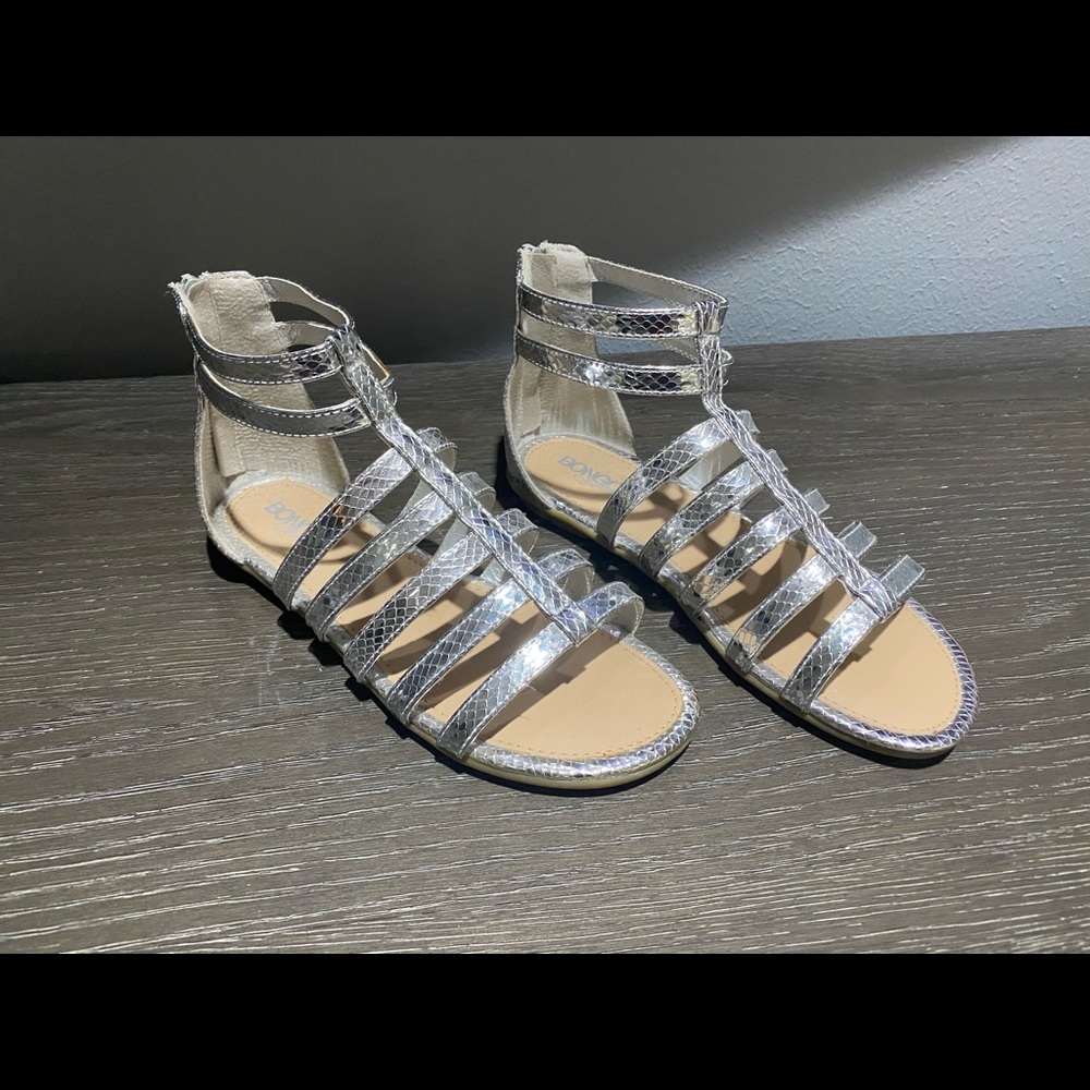Bongo silver sandals
